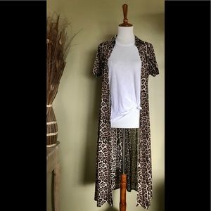 Animal Print Duster
